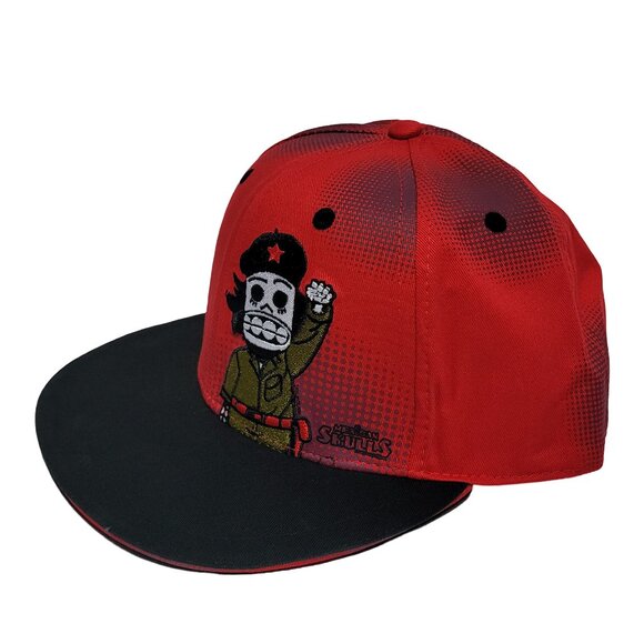 Maya Studios Mexican Skills Che Guevara Inspired Red/Black Snapback - Picture 3 of 7